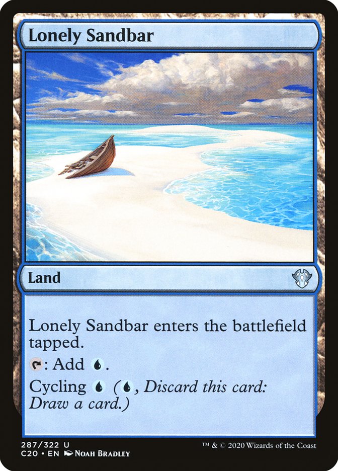 Lonely Sandbar [Commander 2020] | Tables and Towers