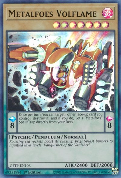 Metalfoes Volflame [GFTP-EN103] Ultra Rare | Tables and Towers