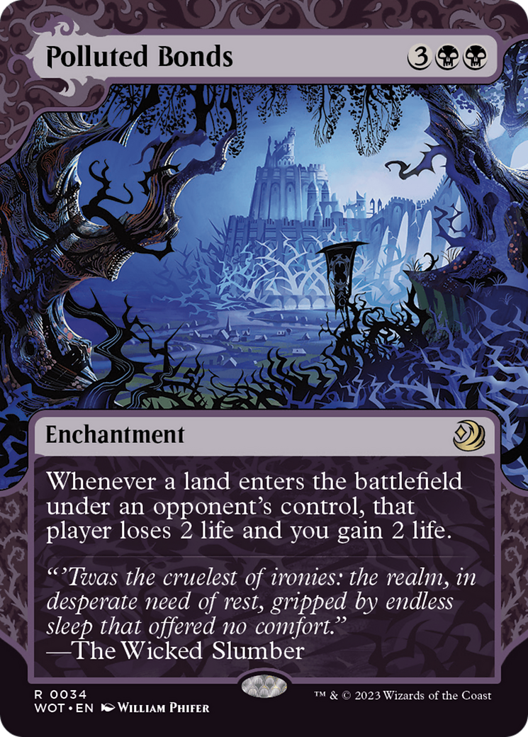 Polluted Bonds [Wilds of Eldraine: Enchanting Tales] | Tables and Towers