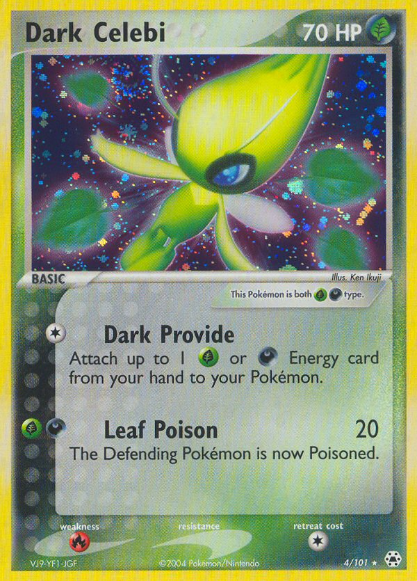 Dark Celebi (4/101) [EX: Hidden Legends] | Tables and Towers