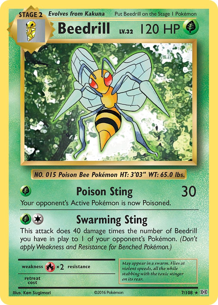 Beedrill (7/108) [XY: Evolutions] | Tables and Towers