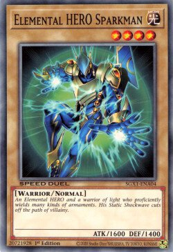 Elemental HERO Sparkman [SGX1-ENA04] Common | Tables and Towers