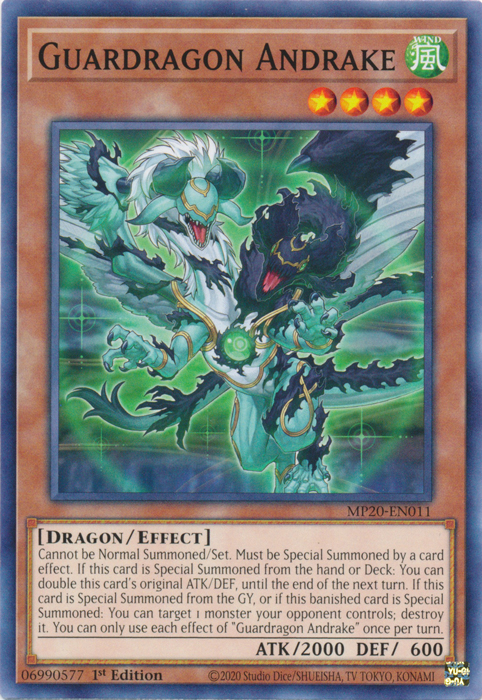 Guardragon Andrake [MP20-EN011] Common | Tables and Towers