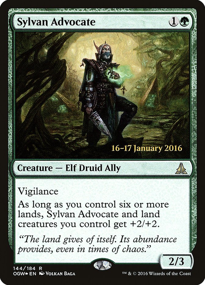 Sylvan Advocate [Oath of the Gatewatch Prerelease Promos] | Tables and Towers