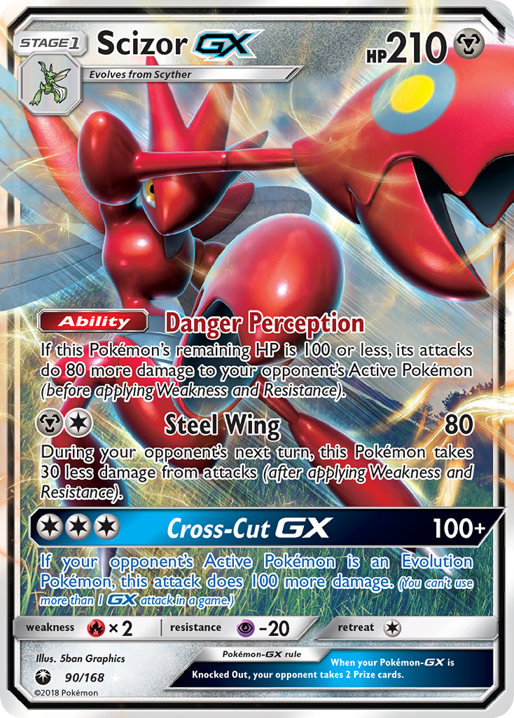 Scizor GX (90/168) [Sun & Moon: Celestial Storm] | Tables and Towers