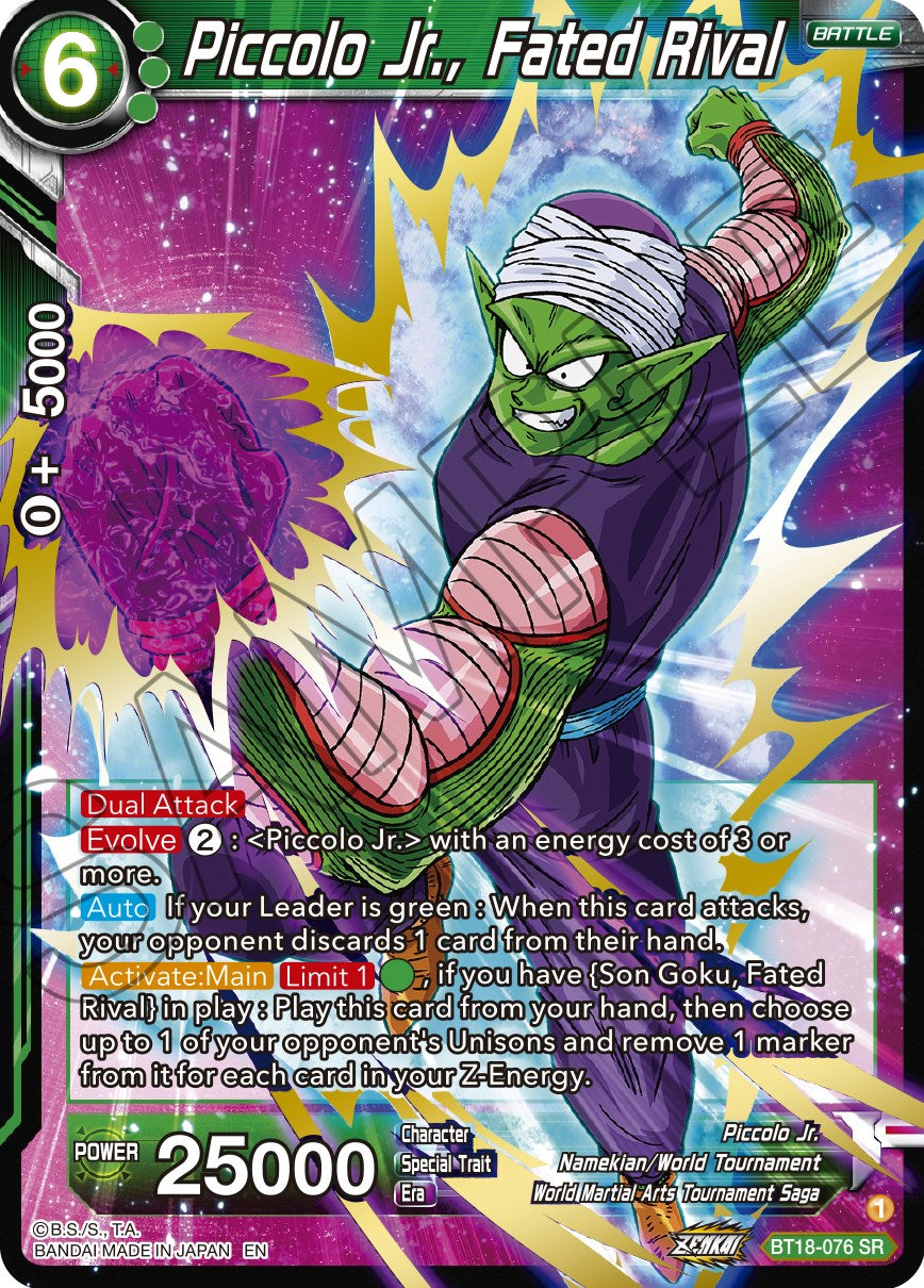 Piccolo Jr., Fated Rival (BT18-076) [Dawn of the Z-Legends] | Tables and Towers