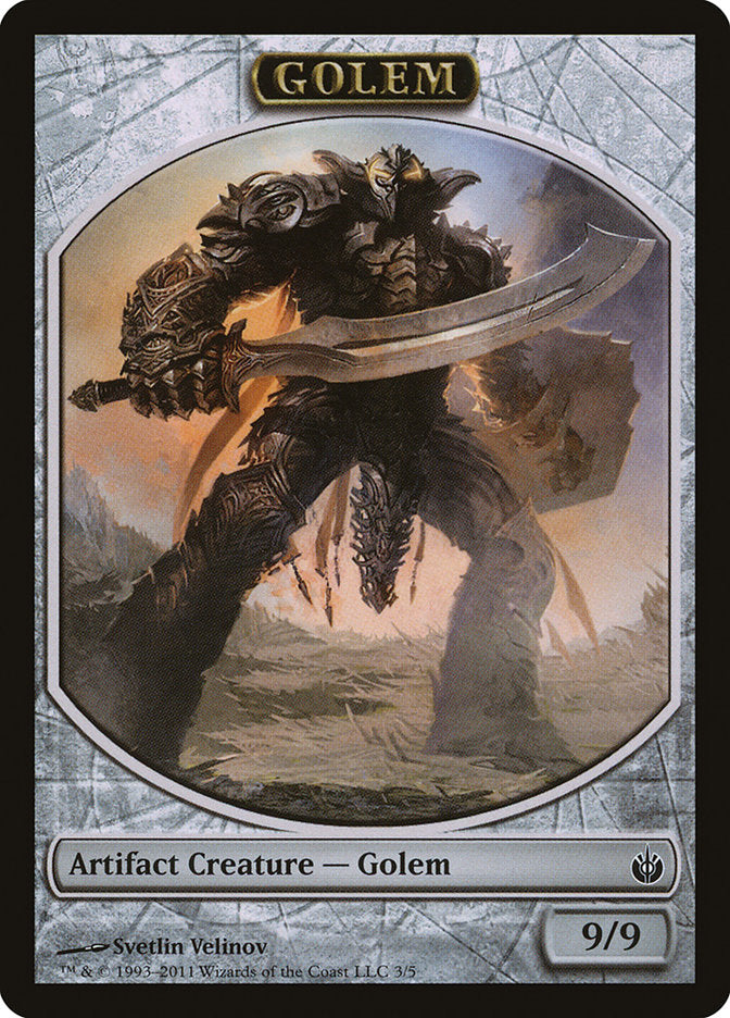 Golem Token [Mirrodin Besieged Tokens] | Tables and Towers