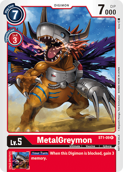 MetalGreymon [ST1-09] (Tamer Battle Pack) [Starter Deck: Gaia Red Promos] | Tables and Towers