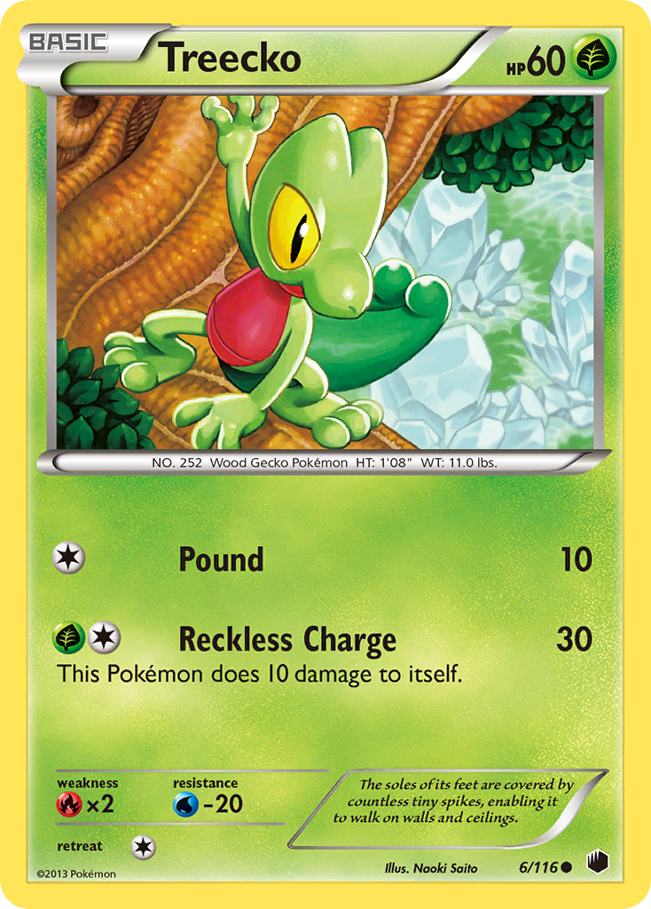 Treecko (6/116) [Black & White: Plasma Freeze] | Tables and Towers