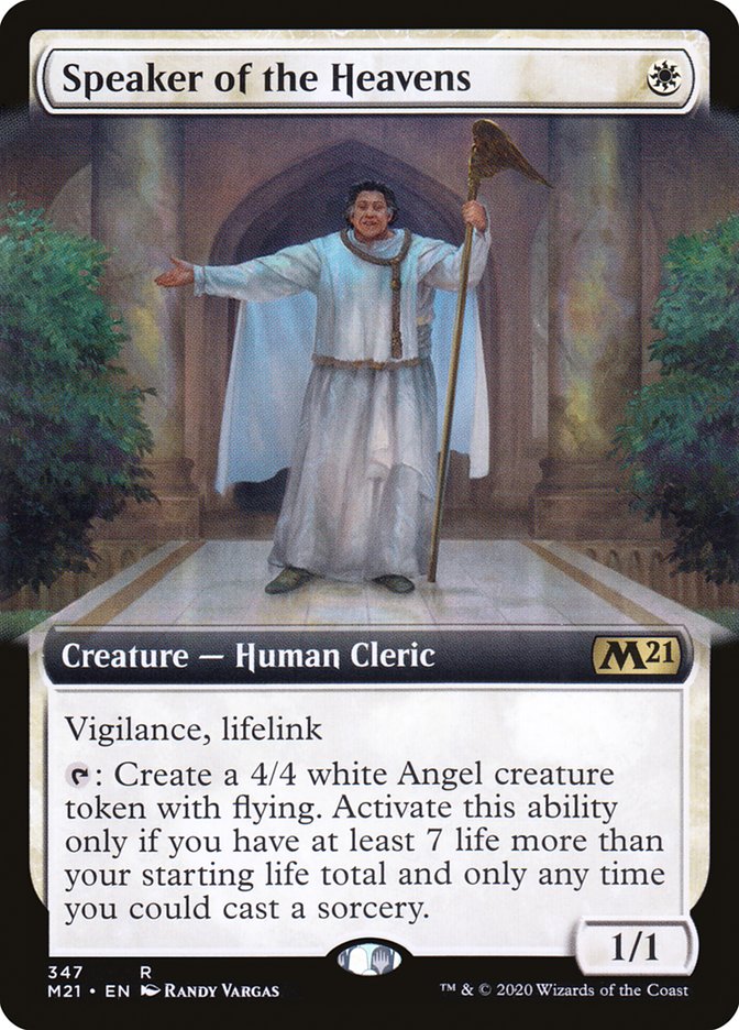 Speaker of the Heavens (Extended Art) [Core Set 2021] | Tables and Towers