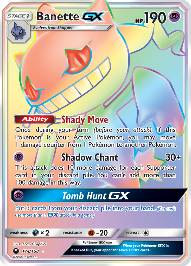 Banette GX (174/168) [Sun & Moon: Celestial Storm] | Tables and Towers