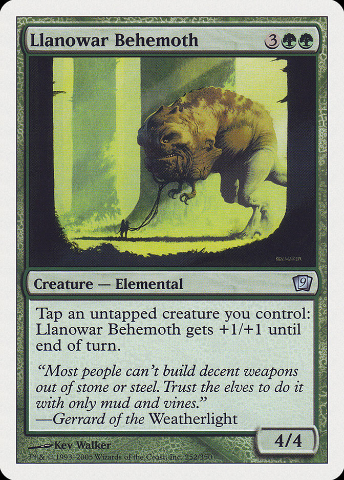 Llanowar Behemoth [Ninth Edition] | Tables and Towers