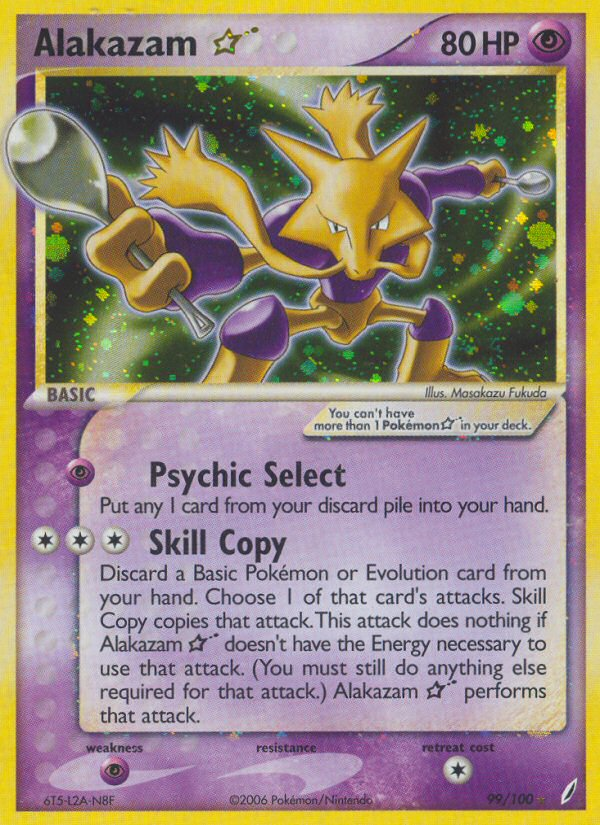 Alakazam Star (99/100) [EX: Crystal Guardians] | Tables and Towers