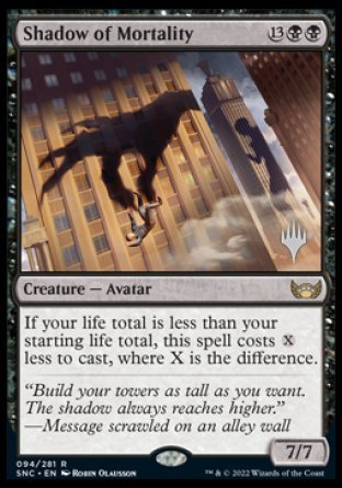 Shadow of Mortality (Promo Pack) [Streets of New Capenna Promos] | Tables and Towers