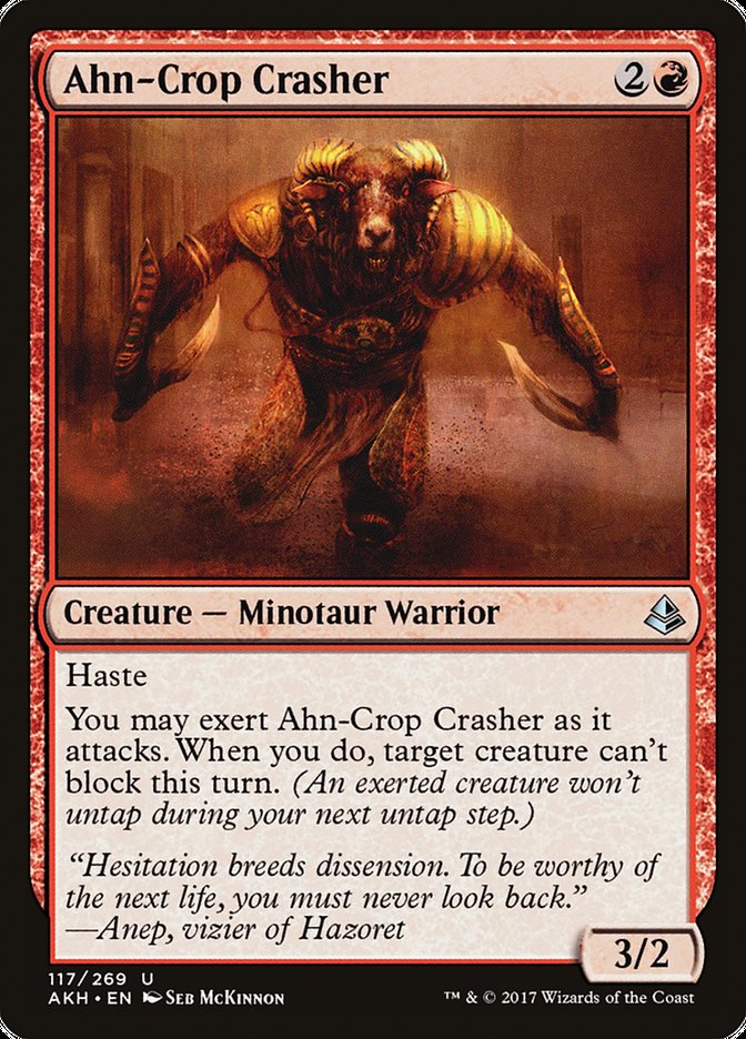 Ahn-Crop Crasher [Amonkhet] | Tables and Towers