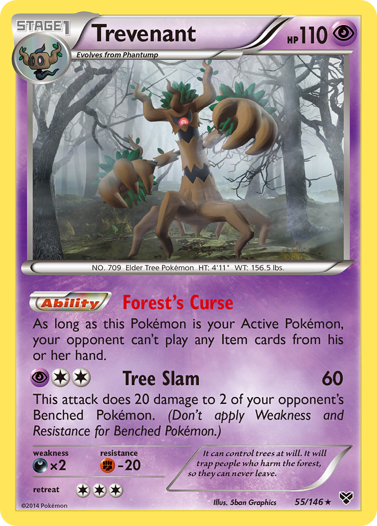 Trevenant (55/146) [XY: Base Set] | Tables and Towers