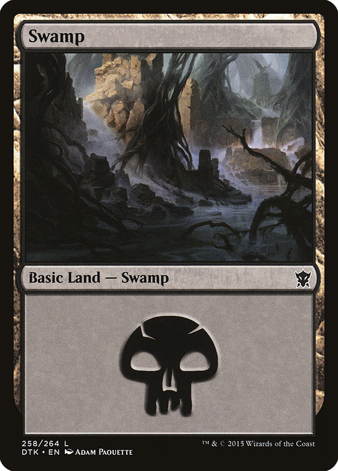 Swamp (258) [Dragons of Tarkir] | Tables and Towers