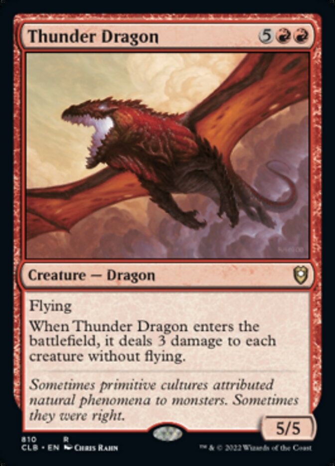Thunder Dragon [Commander Legends: Battle for Baldur's Gate] | Tables and Towers