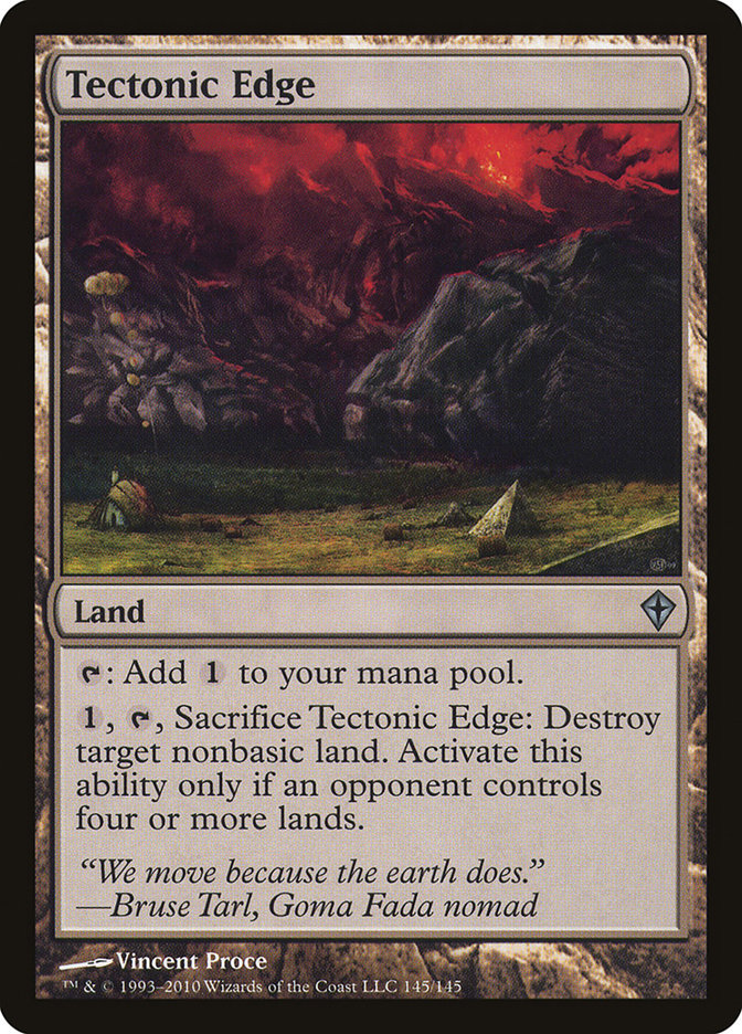 Tectonic Edge [Worldwake] | Tables and Towers