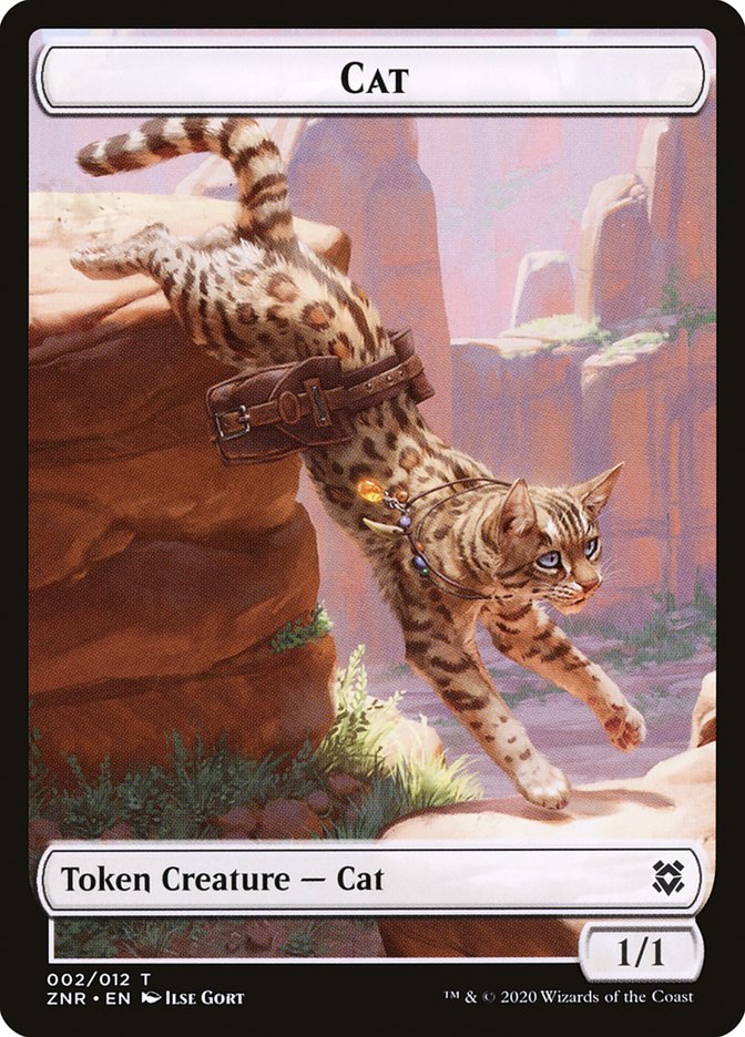 Cat Token [Zendikar Rising Tokens] | Tables and Towers