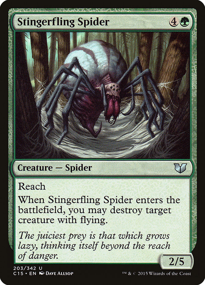 Stingerfling Spider [Commander 2015] | Tables and Towers