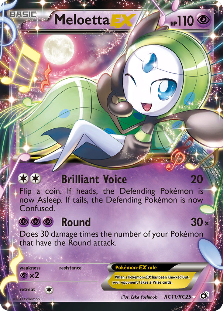 Meloetta EX (RC11/RC25) [Black & White: Legendary Treasures] | Tables and Towers