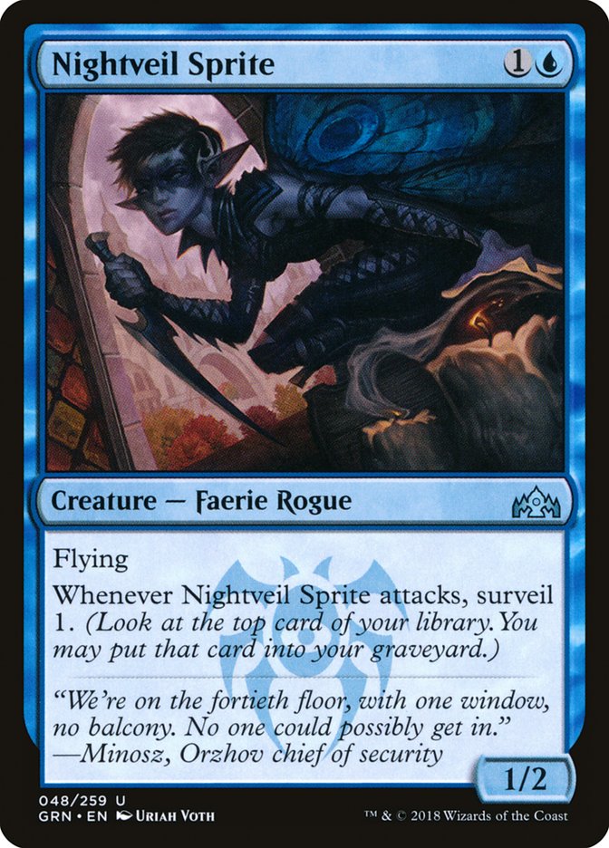 Nightveil Sprite [Guilds of Ravnica] | Tables and Towers