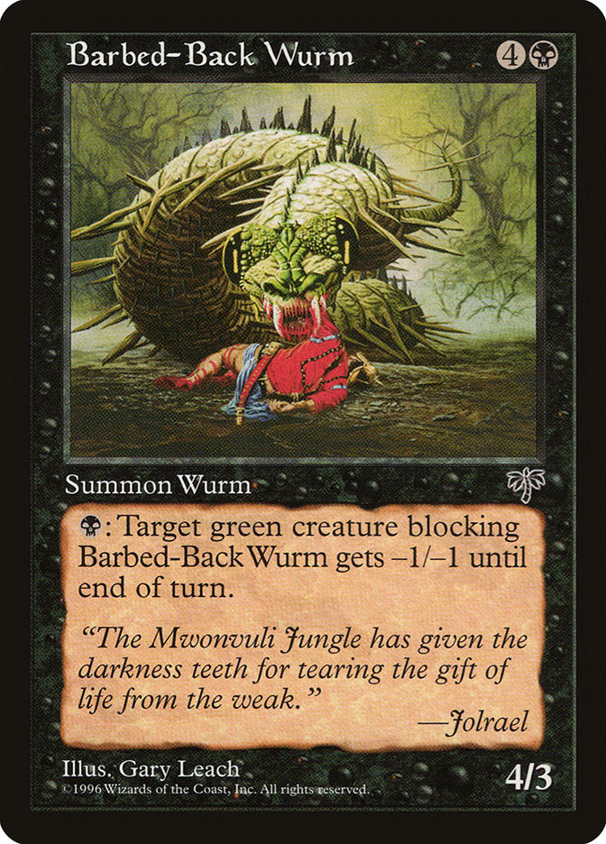 Barbed-Back Wurm [Mirage] | Tables and Towers