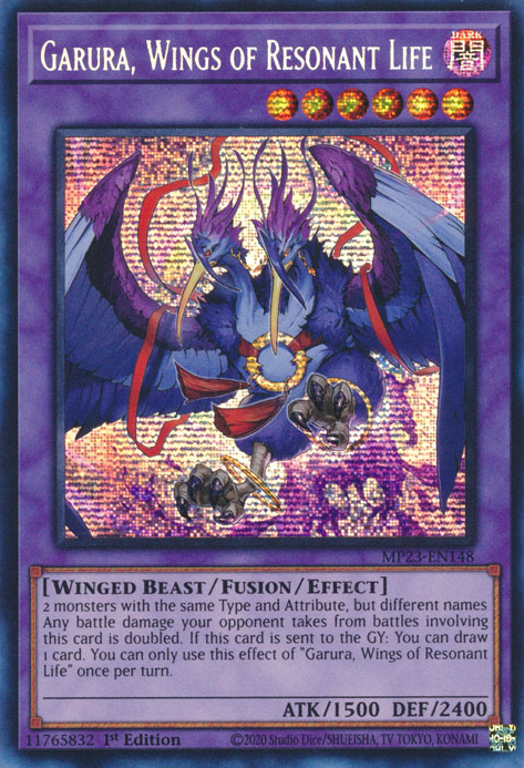 Garura, Wings of Resonant Life [MP23-EN148] Prismatic Secret Rare | Tables and Towers