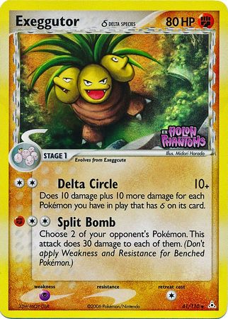 Exeggutor (41/110) (Delta Species) (Stamped) [EX: Holon Phantoms] | Tables and Towers