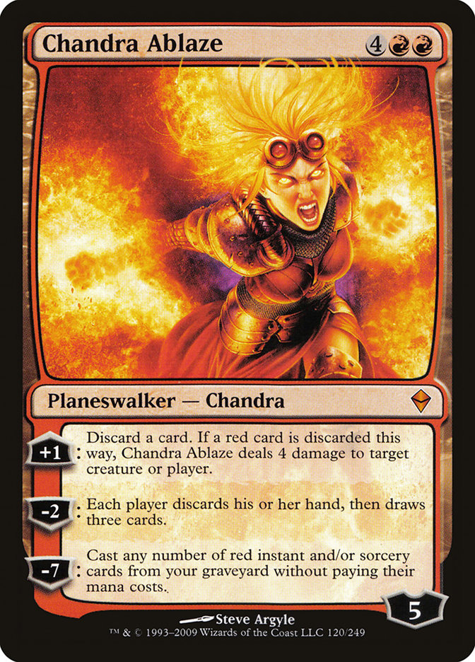 Chandra Ablaze [Zendikar] | Tables and Towers