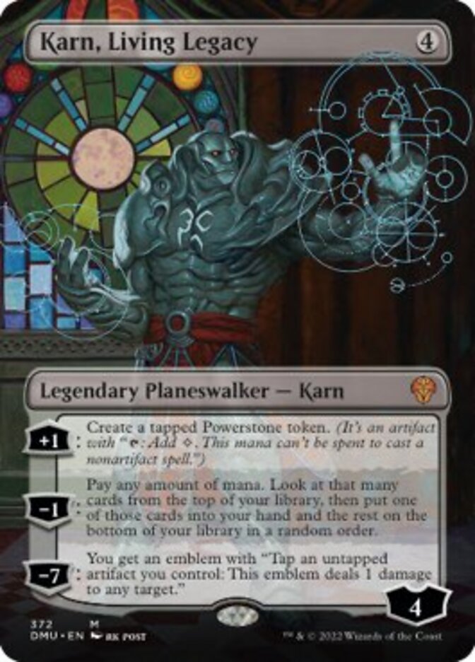 Karn, Living Legacy (Borderless) [Dominaria United] | Tables and Towers