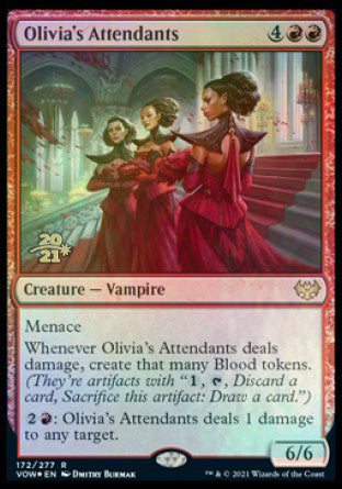 Olivia's Attendants [Innistrad: Crimson Vow Prerelease Promos] | Tables and Towers