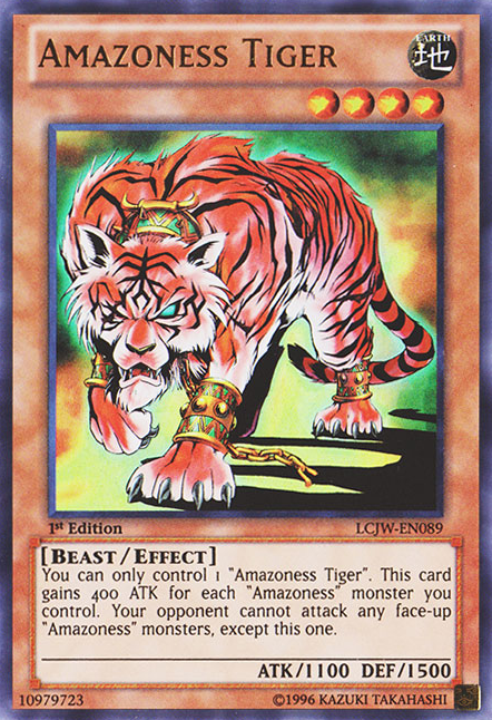 Amazoness Tiger [LCJW-EN089] Ultra Rare | Tables and Towers