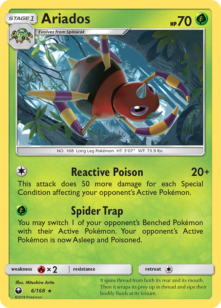 Ariados (6/168) [Sun & Moon: Celestial Storm] | Tables and Towers