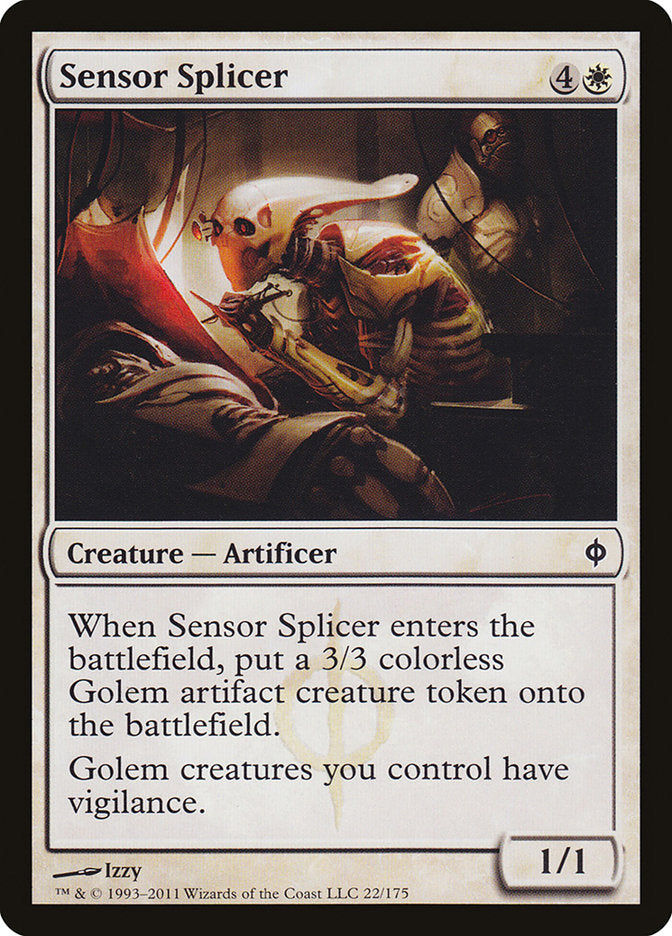 Sensor Splicer [New Phyrexia] | Tables and Towers