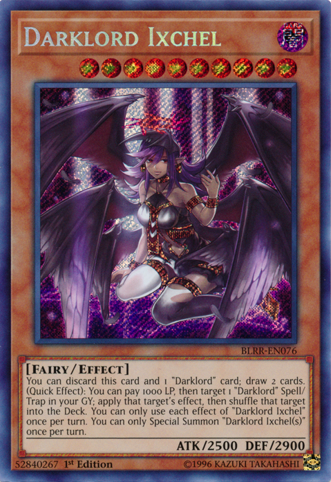 Darklord Ixchel [BLRR-EN076] Secret Rare | Tables and Towers