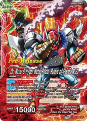 Dr. Myuu & General Rilldo // Dr. Myuu & Hyper Meta-Rilldo, Rulers of Planet-2 (BT17-002) [Ultimate Squad Prerelease Promos] | Tables and Towers