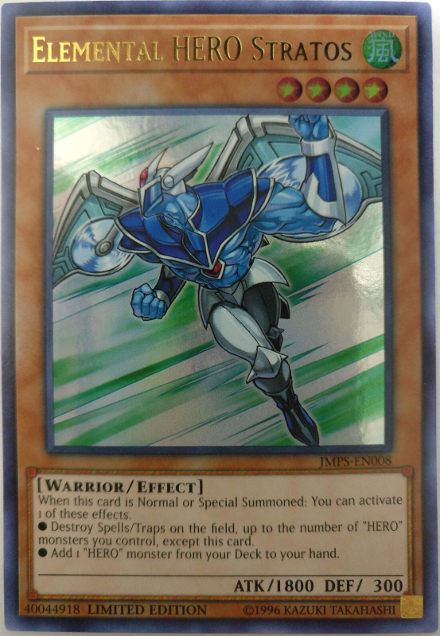 Elemental Hero Stratos [JMPS-EN008] Ultra Rare | Tables and Towers