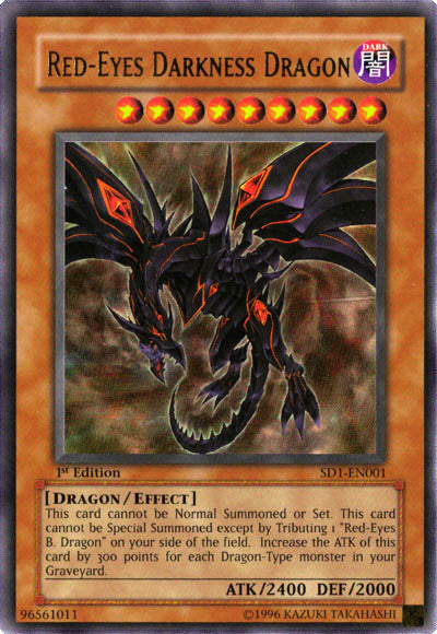 Red-Eyes Darkness Dragon [SD1-EN001] Ultra Rare | Tables and Towers