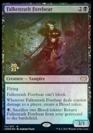 Falkenrath Forebear [Innistrad: Crimson Vow Prerelease Promos] | Tables and Towers