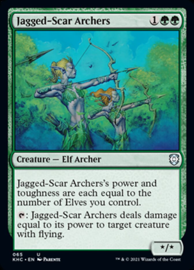 Jagged-Scar Archers [Kaldheim Commander] | Tables and Towers