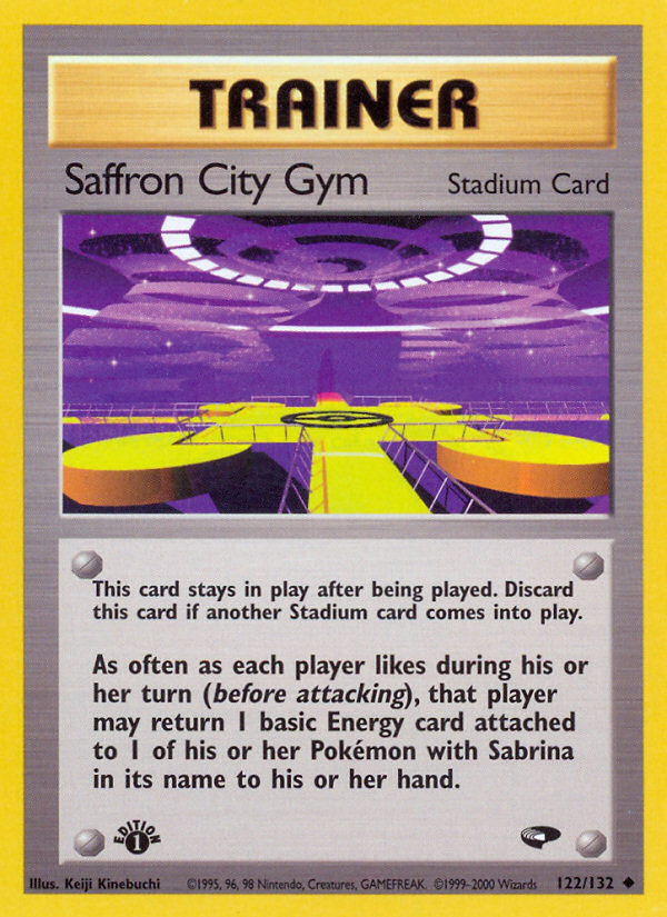 Saffron City Gym (122/132) [Gym Challenge 1st Edition] | Tables and Towers