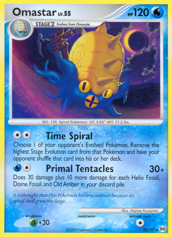 Omastar (23/99) [Platinum: Arceus] | Tables and Towers