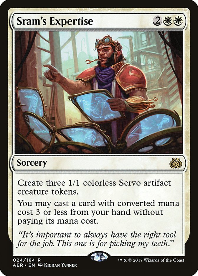 Sram's Expertise [Aether Revolt] | Tables and Towers