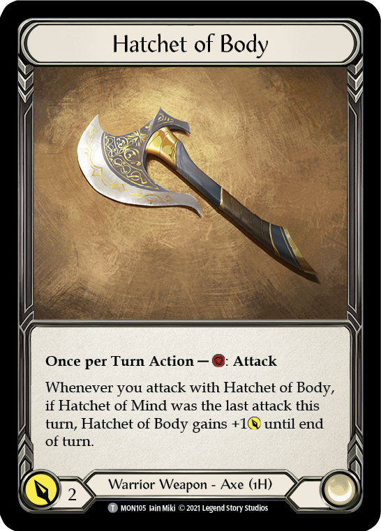 Spectral Shield // Hatchet of Body [MON104 // MON105] (Monarch)  1st Edition Normal | Tables and Towers