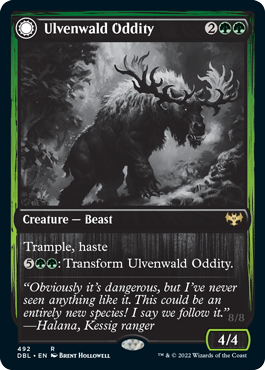 Ulvenwald Oddity // Ulvenwald Behemoth [Innistrad: Double Feature] | Tables and Towers