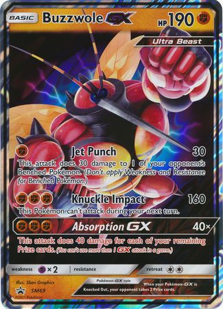 Buzzwole GX (SM69) (Jumbo Card) [Sun & Moon: Black Star Promos] | Tables and Towers