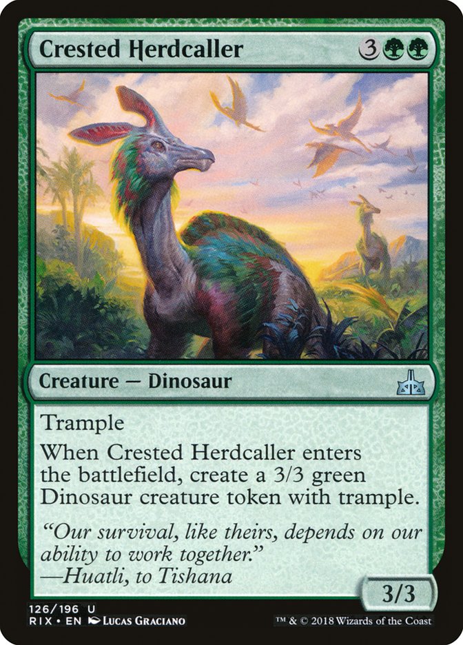 Crested Herdcaller [Rivals of Ixalan] | Tables and Towers