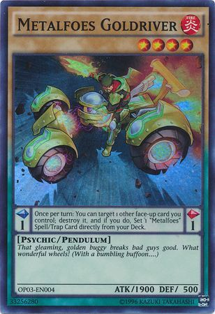 Metalfoes Goldriver [OP03-EN004] Super Rare | Tables and Towers